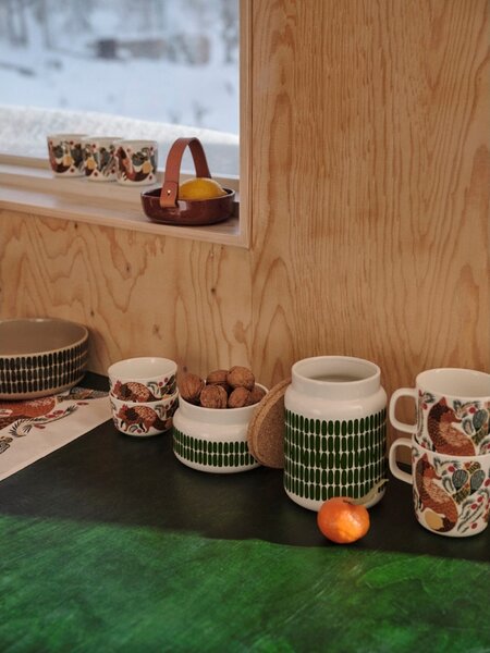 Marimekko Servírovací nádoba Oiva, cihlová / malá