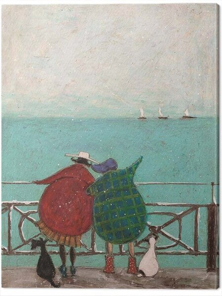 Obraz na plátně Sam Toft - We Saw Three Ships Come Sailing By, (30 x 40 cm)