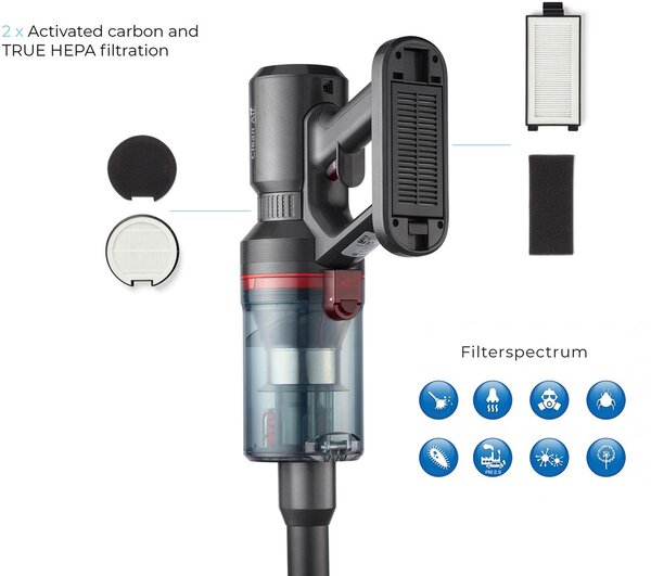 Tyčový vysavač Clean Air Optima Purifloor Vertica s UV sterilizací