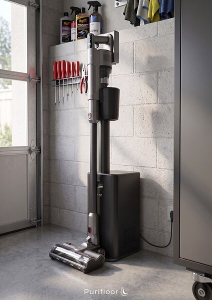 Tyčový vysavač Clean Air Optima Purifloor Vertica Dock s UV sterilizací a stanicí