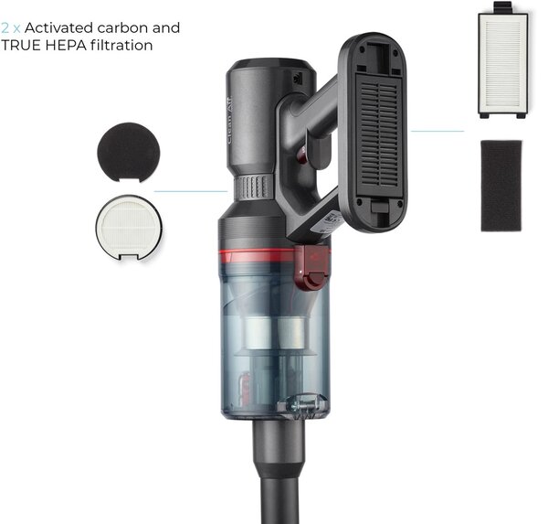 Tyčový vysavač Clean Air Optima Purifloor Vertica s UV sterilizací