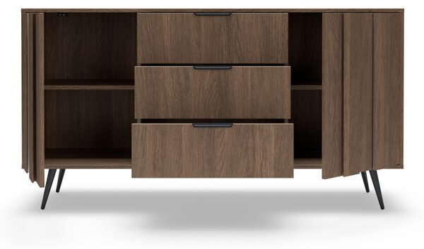 Komoda s šuplíky Flaro 153 cm - dub dunin