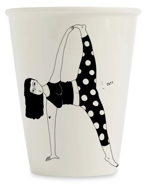 Porcelánový hrnek Yoga Fart 220 ml