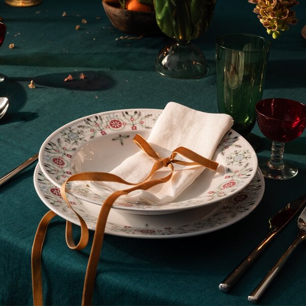 Porcelánový hluboký talíř Swedish Grace Winter Ø 25 cm