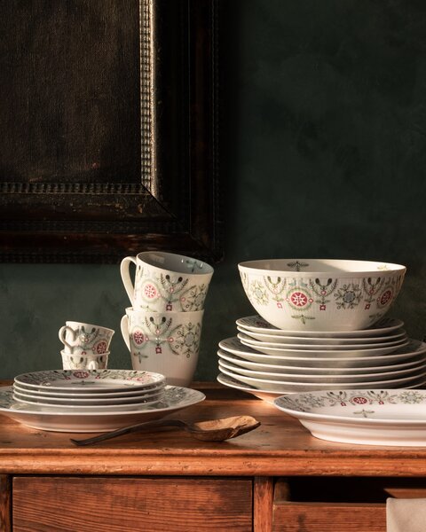 Porcelánový hluboký talíř Swedish Grace Winter Ø 25 cm