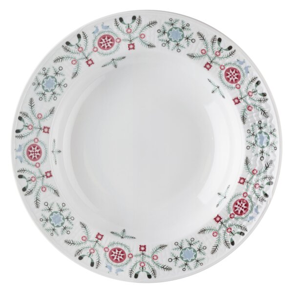 Porcelánový hluboký talíř Swedish Grace Winter Ø 25 cm