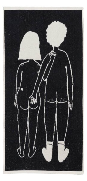 Bavlněný ručník Naked couple back 50 × 100 cm