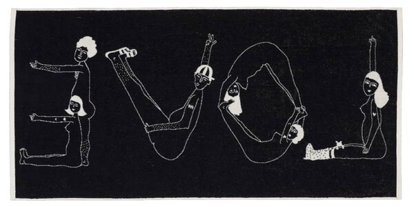 Bavlněná osuška Love 70 × 140 cm