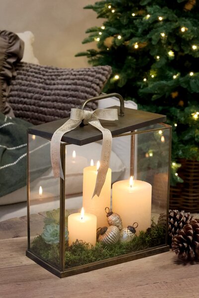 Vánoční baňka Antique Champagne Ø 5,5 cm – set 12 ks