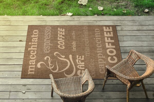 Koberec SIZAL FLOORLUX 20221 coffee / mais