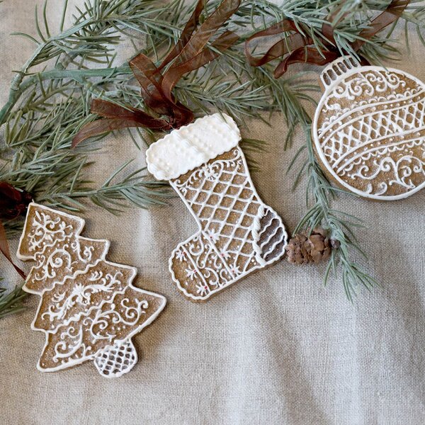 Vánoční ozdoba Noël Ornament A - punčocha