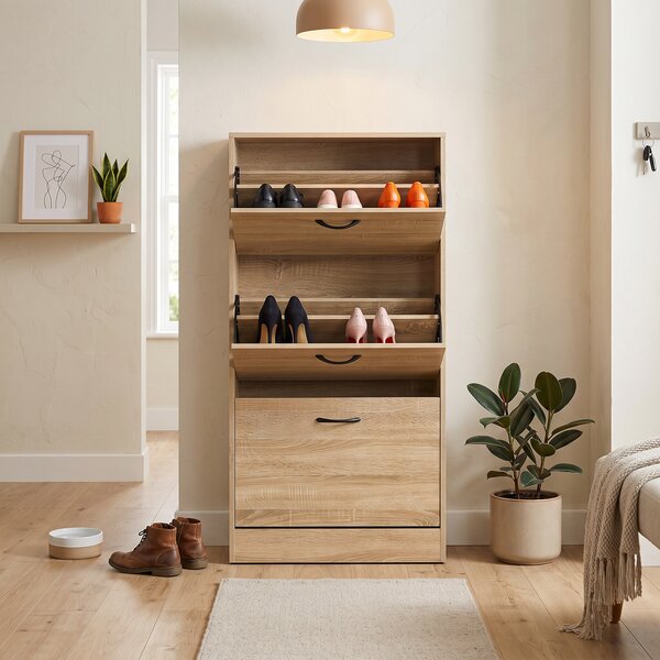 Botník s přihrádkami G1016 OAK, dub