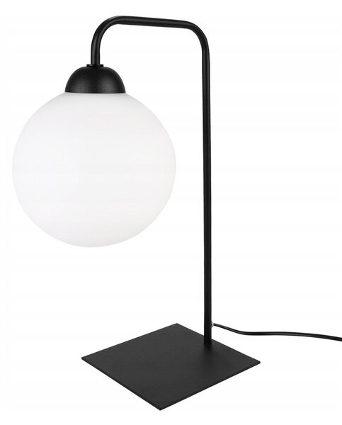 Stolní lampa Florence, 1x bílé skleněné stínítko