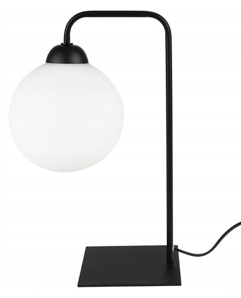 Stolní lampa Florence, 1x bílé skleněné stínítko
