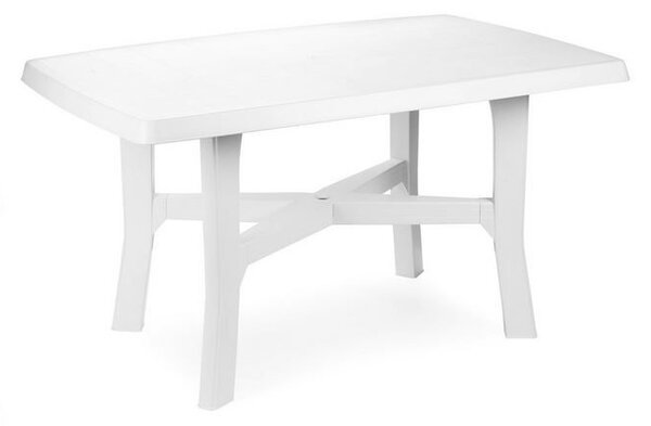 Plastový zahradní stůl Rodano bílý