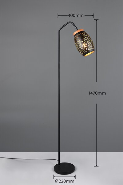 Trio TR41571080 stojací lampa BIDAR E27