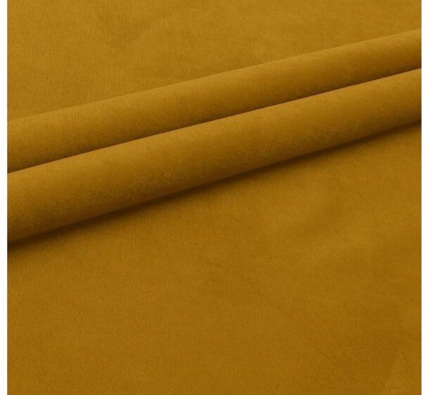 Rozkládací sedací souprava do U SILVIANO 300x140 cm, hořčicová + 2 polštářky ZDARMA