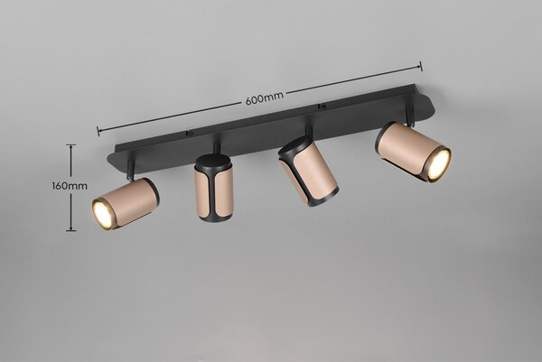 Trio T814500465 bodové stropní svítidlo GILLAN GU10