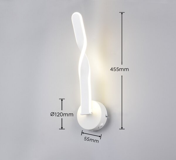 Trio TR25791731 LED nástěnné svítidlo GINKO | 11W integrovaný LED zdroj