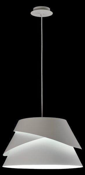 Mantra 5861 Alborán, bílé závěsné svítidlo, 1x40W E27, prům. 41cm
