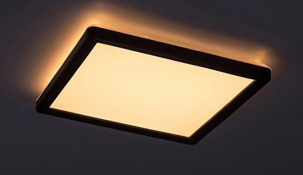 Rabalux 7775 LED venkovní stropnice Inverness 1x15W | 1190lm | 2700-6500K | IP44 - dálkové ovládání, stmívatelné, noční režim, WiFi, časovač, černá