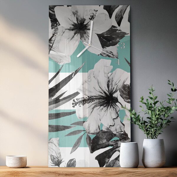 Skleněné hodiny vertikální Sázka zsppb-30x60-00082138