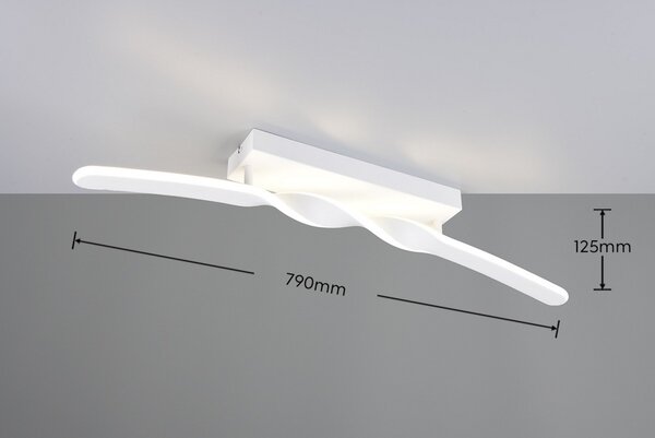 Trio TR65791131 LED přisazené stropní svítidlo GINKO | 18W integrovaný LED zdroj
