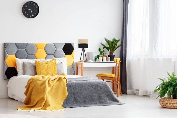 Stolní lampa Juta, 1x jutové/černé textilní stínítko, m