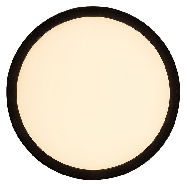 Rabalux 7774 LED venkovní stropnice Inverness 1x15W | 1190lm | 2700-6500K | IP44 - dálkové ovládání, stmívatelné, noční režim, WiFi, časovač, černá