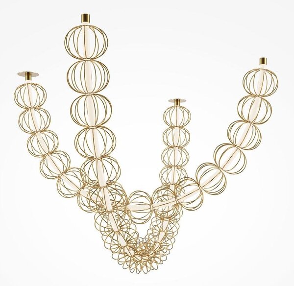 Závěsné svítidlo Golden Cage 3000K 117W MOD216PL-L42G3K - MAYTONI