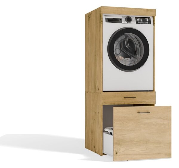 TP Living Koupelnová skříňka na pračku POLA 2S 64 cm dub Artisan