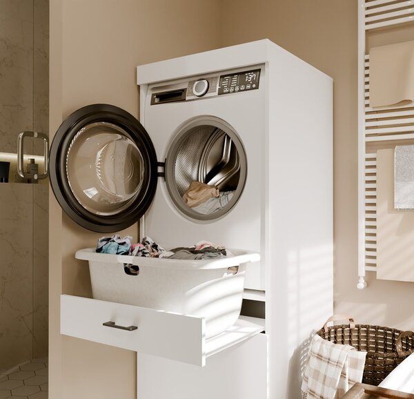TP Living Koupelnová skříňka na pračku POLA 2S 64 cm bílá