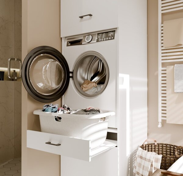 TP Living Nástavec na koupelnovou skříňku Pola 64 cm bílý