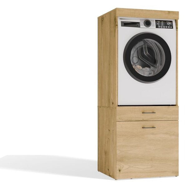 TP Living Koupelnová skříňka na pračku POLA 2S 64 cm dub Artisan
