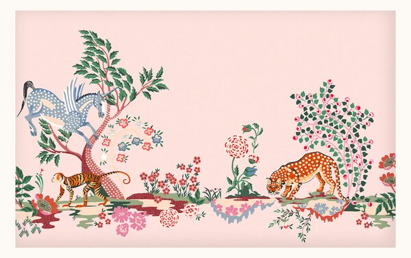 Vliesová obrazová tapeta na zeď, rostliny, zvířata, 127745FXST, Cath Kidstone