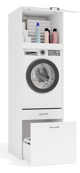 TP Living Nástavec na koupelnovou skříňku Pola 64 cm bílý