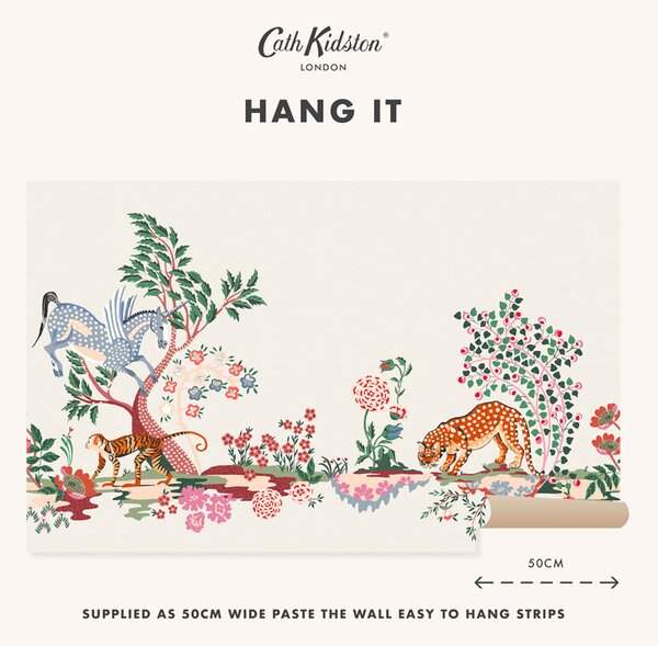 Vliesová obrazová tapeta na zeď, rostliny, zvířata, 127736FXST, Cath Kidstone