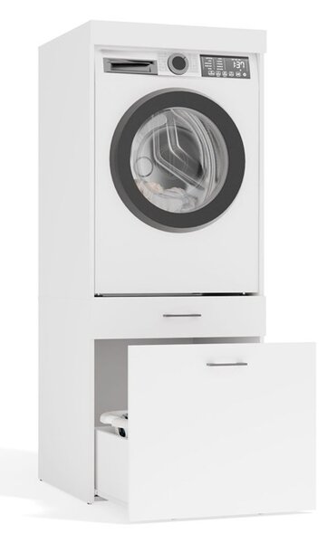 TP Living Koupelnová skříňka na pračku POLA 2S 64 cm bílá