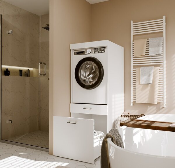 TP Living Koupelnová skříňka na pračku POLA 2S 64 cm bílá
