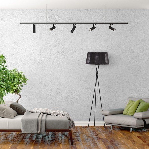 BAHIA pro tříokr. lištu černá 230V LED 28W 38° 3000K - RED - DESIGN RENDL