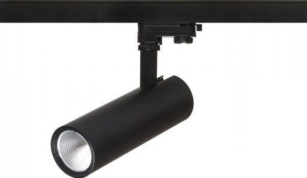 BAHIA pro tříokr. lištu černá 230V LED 28W 38° 3000K - RED - DESIGN RENDL