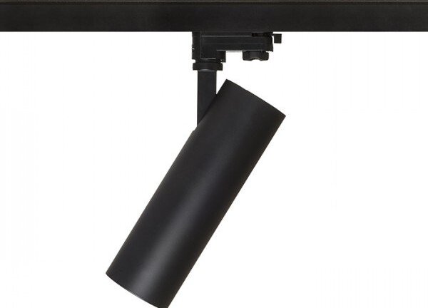 BAHIA pro tříokr. lištu černá 230V LED 28W 38° 3000K - RED - DESIGN RENDL