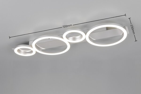 Trio TR64821106 LED přisazené stropní svítidlo LUMOS | 26,5W integrovaný LED zdroj