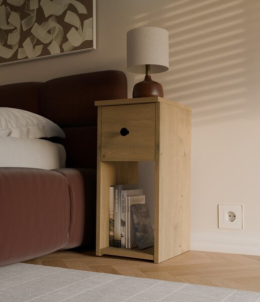 TP Living Noční stolek Tomi 25 1S 25 cm dub Artisan