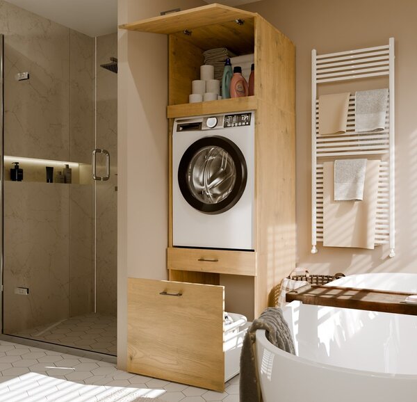 TP Living Nástavec na koupelnovou skříňku Pola 64 cm dub Artisan