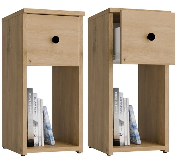 TP Living Noční stolek Tomi 25 1S 25 cm dub Artisan