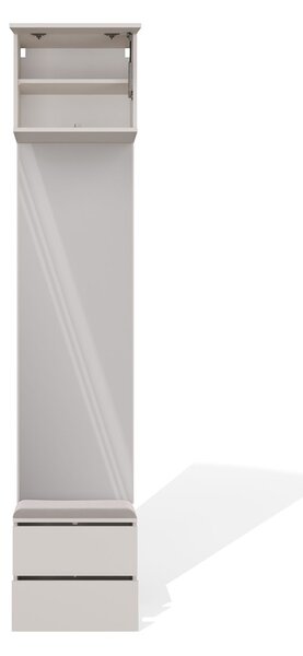 TP Living Předsíňová stěna se zrcadlem Haga 1L2S 50 cm kašmír
