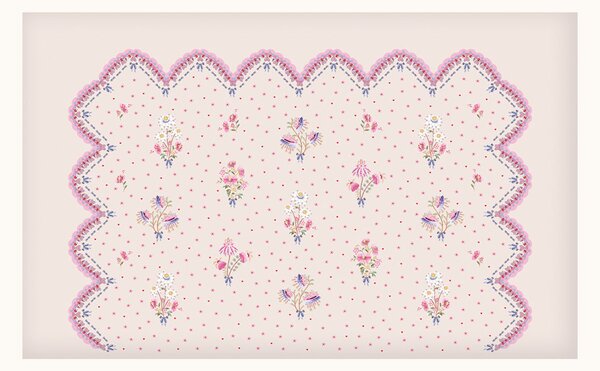 Vliesová obrazová tapeta na zeď, růžová, květiny, 127799FXST, Cath Kidstone