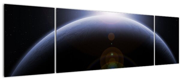 Obraz vesmírného tělesa (170x50 cm)
