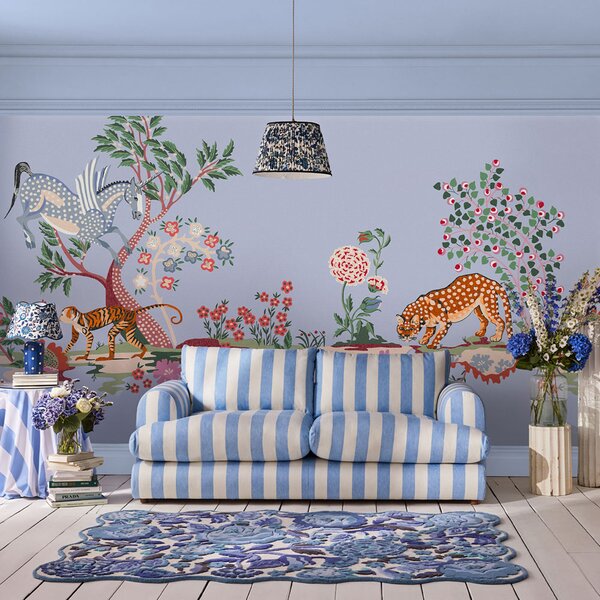Vliesová obrazová tapeta na zeď, rostliny, zvířata, 127763FXST, Cath Kidstone